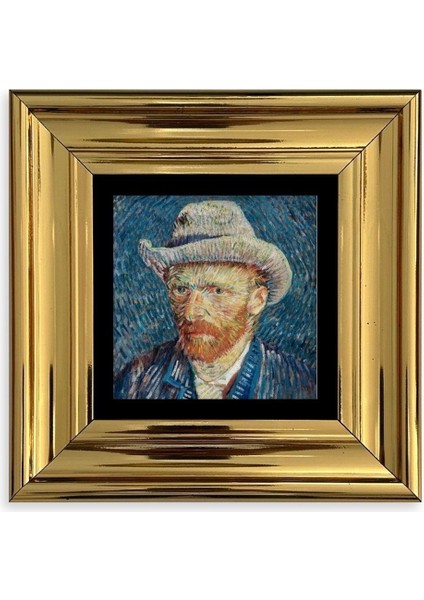 Van Gogh Çerçeveli Taş Tablo