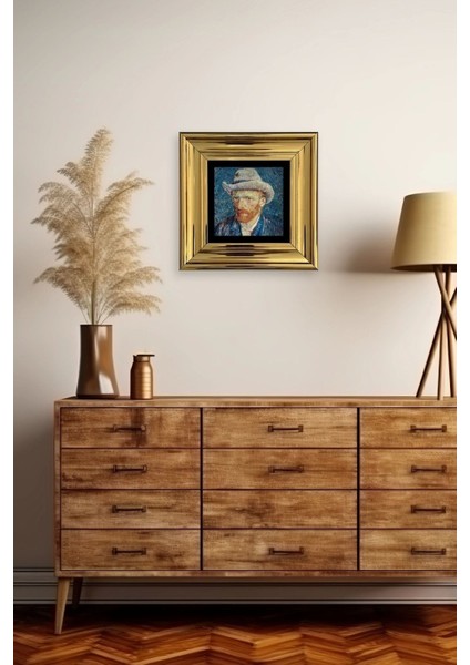 Van Gogh Çerçeveli Taş Tablo fırsatları