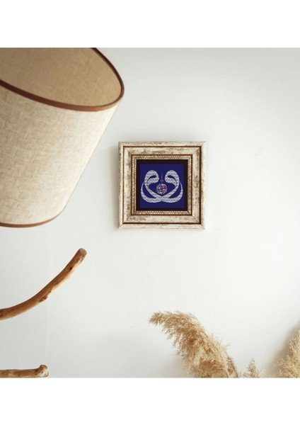 Vav Desenli Çerçeveli Taş Tablo , Çerçeveli Taş Duvar Dekoru modelleri