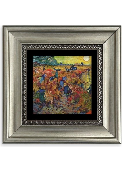 Van Gogh Çerçeveli Taş Tablo