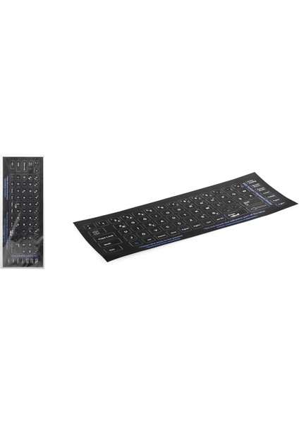 Klavye Stıcker Tuş Takımı Türkçe F Siyah HDX8259