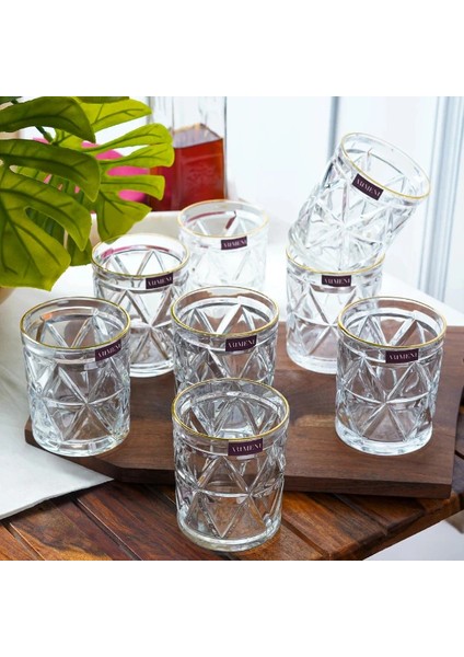 6'lı Kristal Meşrubat Bardağı 300 ml ( Lisinya ) modelleri