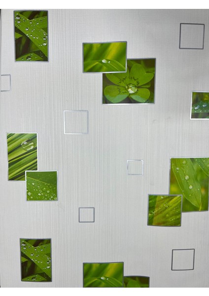 Beyaz Yeşil Yaprak Desen Ucuz Duvar Kağıdı fiyatları