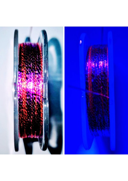 Hazır Çapari Kombini Boru Sim Ultraviyole Uv Neon 3 Renkli Kırmızı – Fuşya – Mor Makarada indirimleri