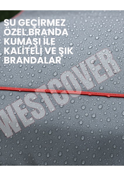 Mercedes-Benz E-Class All-Terrain 450 Uyumlu(Kırmızı Dikişli-Gri) Oto Branda,çadırı fırsatları