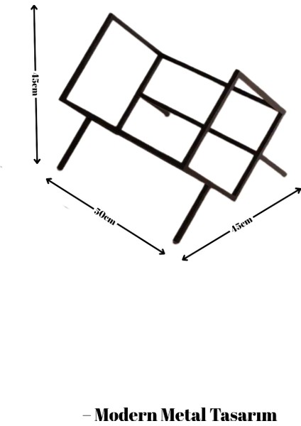 Kitaplık Dergilik Sehpa Üstü Masaüstü Düzenleyici Raf 50 cm modelleri