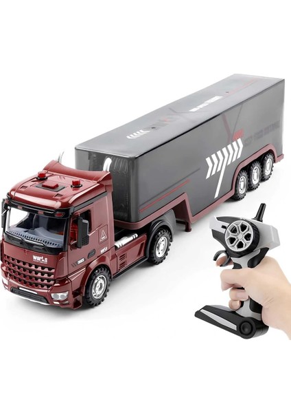 Long Vehicle Kumandalı Işıklı Dorseli Pilli Tır