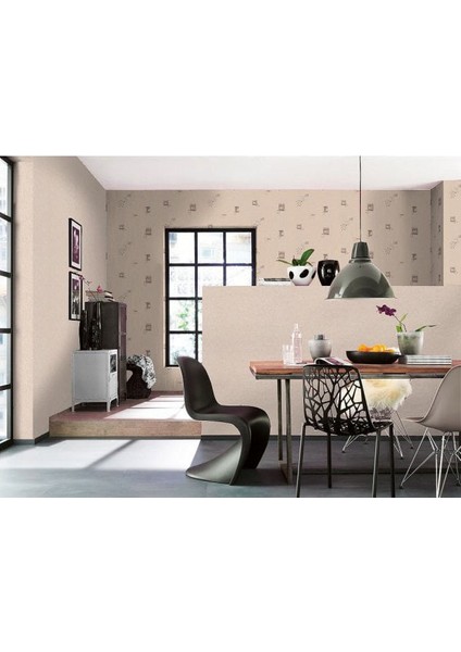 Kahve Desenli Dokulu Duvar Kağıdı 53116 indirimleri