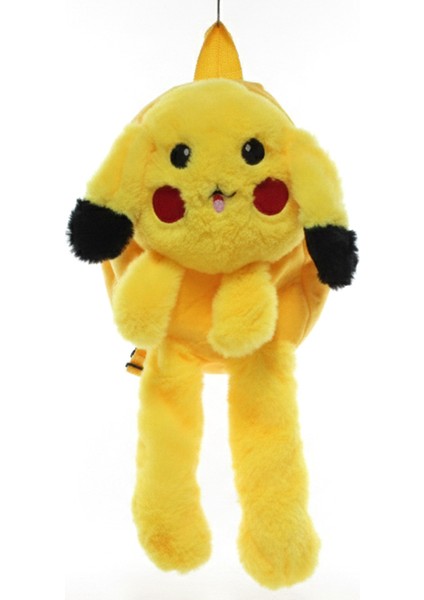 Peluş Işıklı Oynar Kulaklı Pikachu Sırt Çantası
