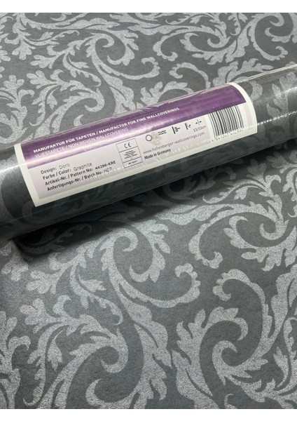 Koyu Damaks Desen Alman Duvar Kağıdı 44296KRE