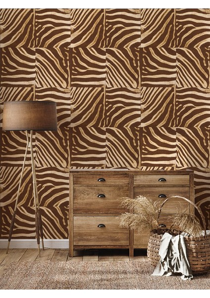 Zebra Desen Duvar Kağıdı 53244