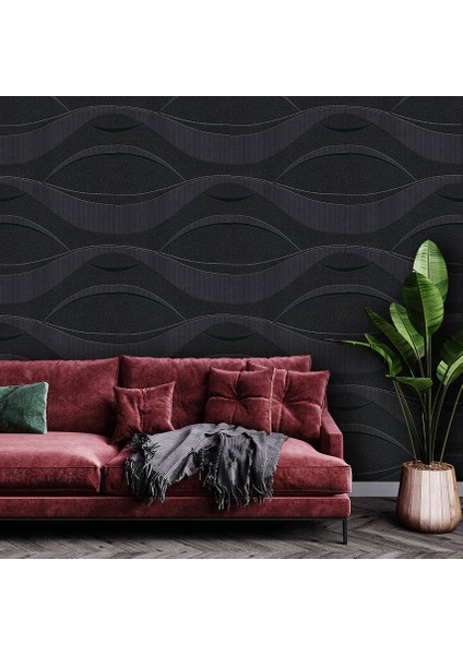 Siyah Beyaz Desenli Ucuz Duvar Kağıdı 53877 modelleri