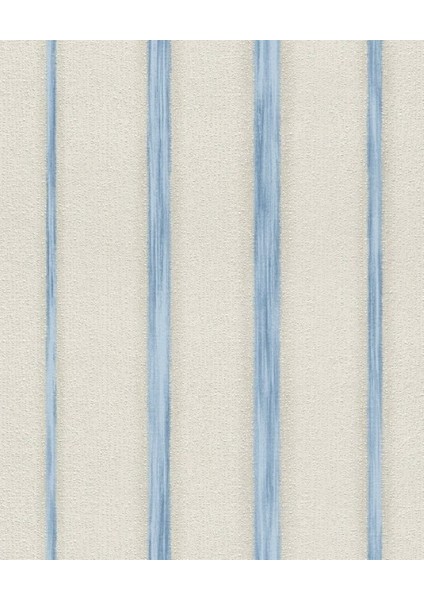 Mavi Krem Çizgili Duvar Kağıdı 53253 indirimleri