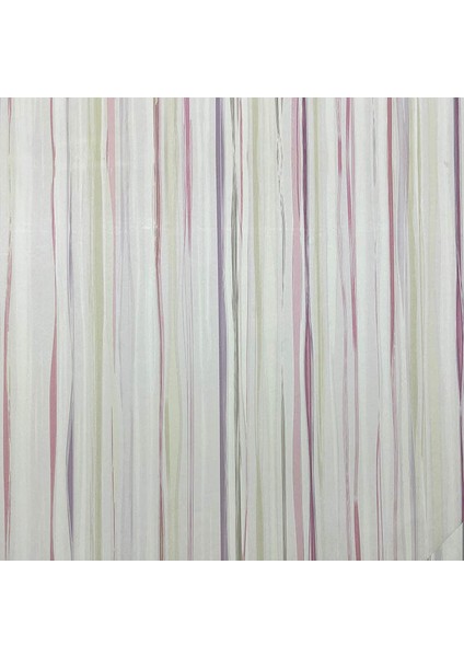 Patel Mor Pembe Tonları Çizgili Duvar Kağıdı 3114
