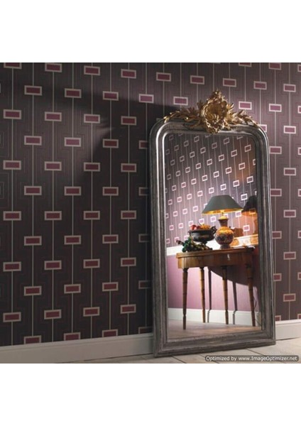 Geometrik Kare Desen Ucuz Duvar Kağıdı 758009