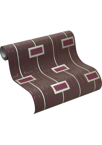 Geometrik Kare Desen Ucuz Duvar Kağıdı 758009 fiyatları