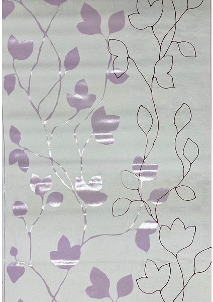 Beyaz Pembe Çiçek Desen Ucuz Duvar Kağıdı 53722