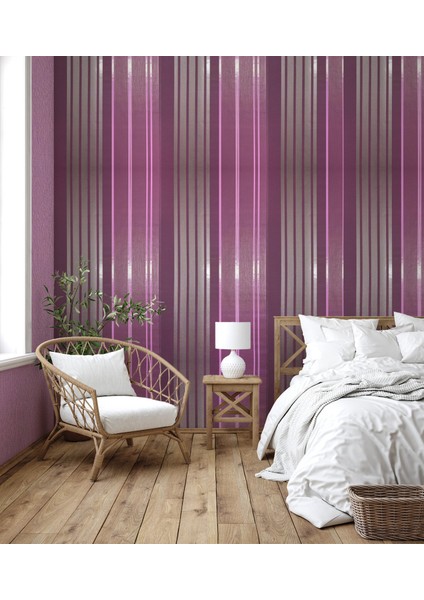 Mor Parlak Gri Çizgili Ucuz Duvar Kağıdı 53497 modelleri