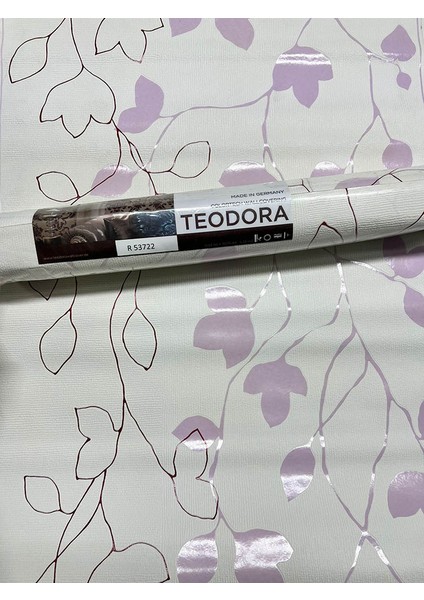 Beyaz Pembe Çiçek Desen Ucuz Duvar Kağıdı 53722 fiyatları