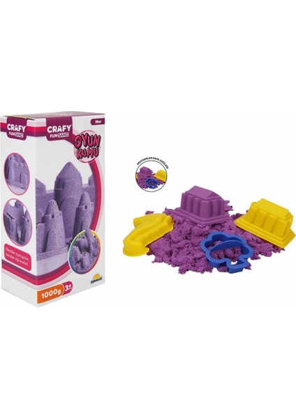 Kinetik Kum 1000 G Mor