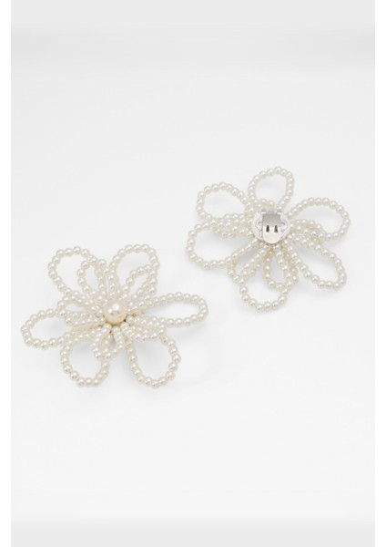 Flowerclip Kadın Ayakkabı Aksesuarı - Beyaz