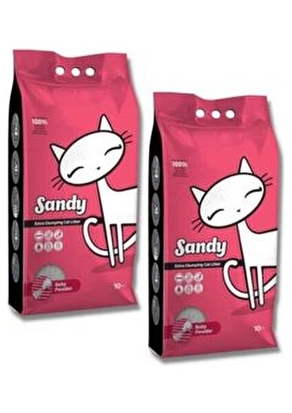 Bebek Pudralı Ekstra Topaklanan Kedi Kumu 20 kg Doğal Sodyum Bentonit ile Yumuşak Zemin fiyatları
