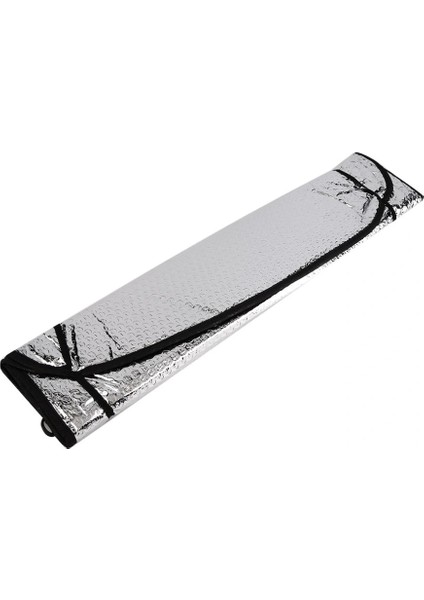 Metalize Ön Cam Oto Güneşlik 130X60CM Gri