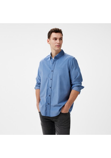 Erkek Mavi Classic Fit Gömlek W47424T.4MY