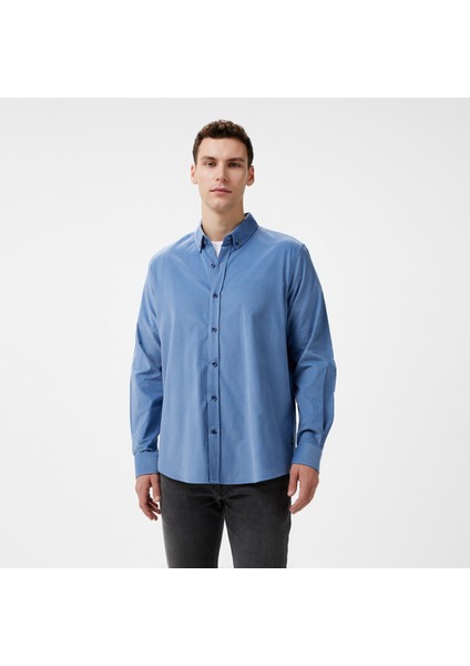 Erkek Mavi Classic Fit Gömlek W47424T.4MY
