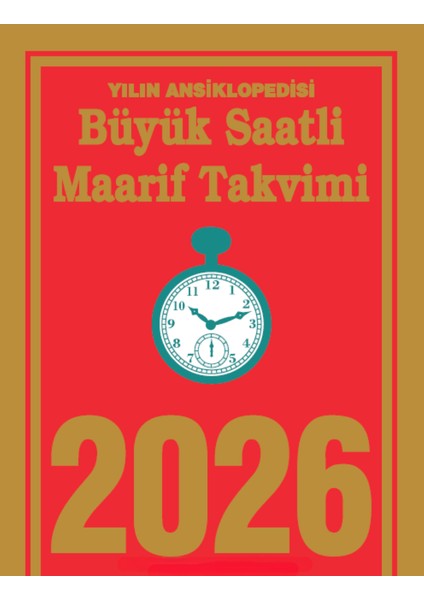 2026 Büyük Boy Kırmızı Düz Duvar Takvimi 30x40 cm – Tek Parça, Ofis ve Ev Kullanımına Uygun