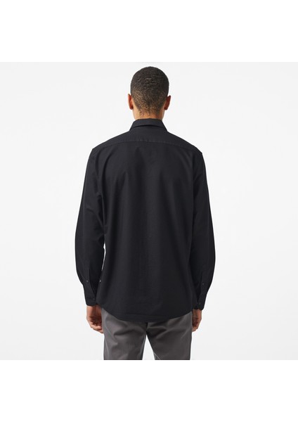 Erkek Siyah Classic Fit Gömlek W37310T.0TB
