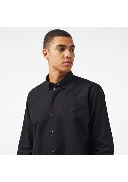 Erkek Siyah Classic Fit Gömlek W37310T.0TB