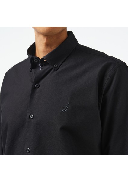 Erkek Siyah Classic Fit Gömlek W37310T.0TB