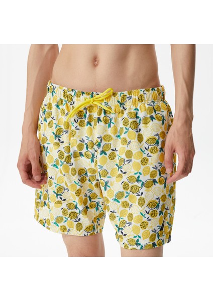 Erkek Sarı Baskılı Deniz Şortu T35515T.7BZ indirimleri