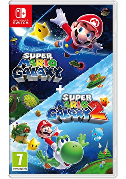 Switch Super Mario Galaxy + Super Mario Galaxy 2 Aksiyon Macera Oyunu Genel Dil Desteği