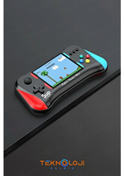 Oyun Retro Sup Konsolu X7M 3,5 Inç Ekran Taşınabilir Mini Gamepad HD/AV Çıkışı ile Uzun Süreli Batarya
