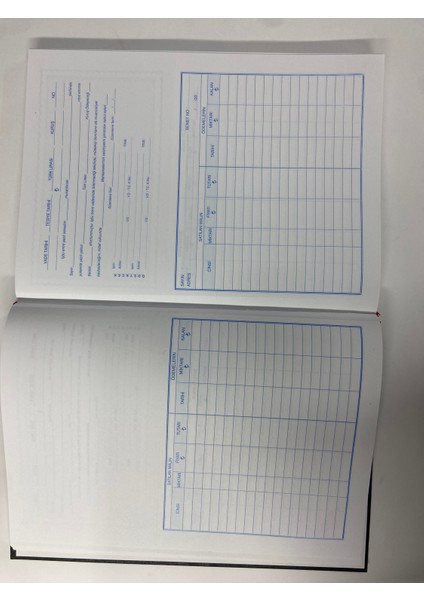 Taksitli Senet Defteri Cilt Bezli