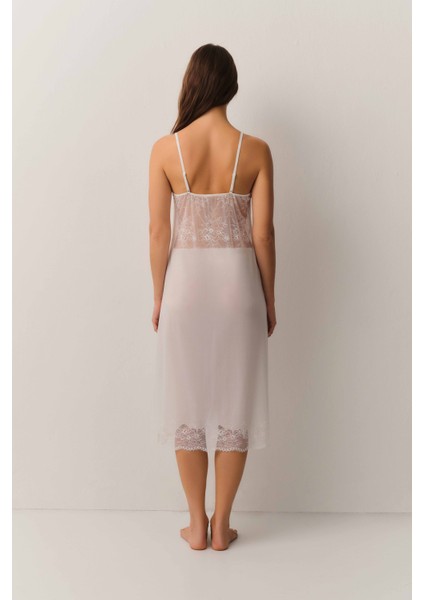 Antique Dantelli Uzun Gecelik fırsatları