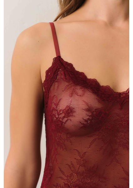 Antique Dantelli Uzun Gecelik modelleri