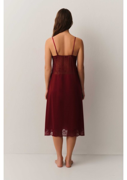 Antique Dantelli Uzun Gecelik fırsatları