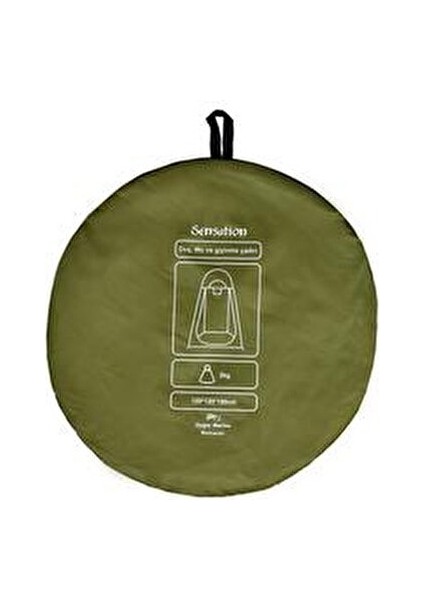 Otomatik Açılır Duş, WC, Giyinme Kamp Alanı Çadırı 1 Oda 4 Mevsimlik Su Geçirmez