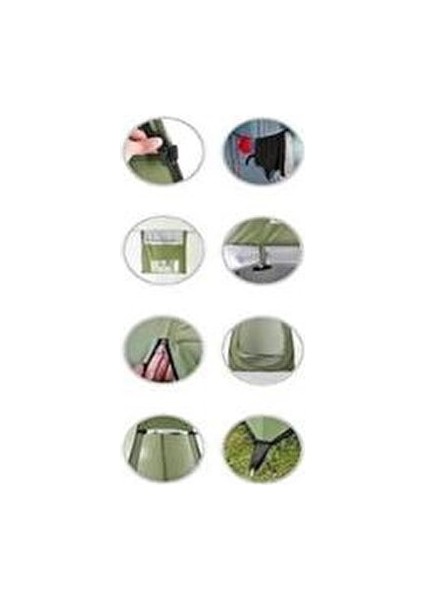 Otomatik Açılır Duş, WC, Giyinme Kamp Alanı Çadırı 1 Oda 4 Mevsimlik Su Geçirmez