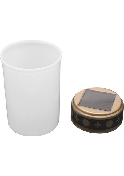 Mezarlık Için Beyaz Mezar Mum Aydınlatma ile Mezar Güneş Işıkları LED Mezar Işık 4 Pcs (Yurt Dışından)