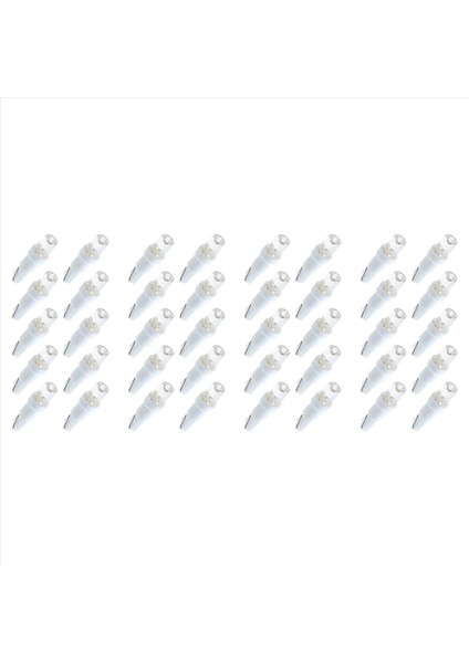 40X T5 W1 2W W3W 1 Smd Gösterge Tablosu LED Araba Cuneate Iç IŞIKLAR12V Beyaz (Yurt Dışından)