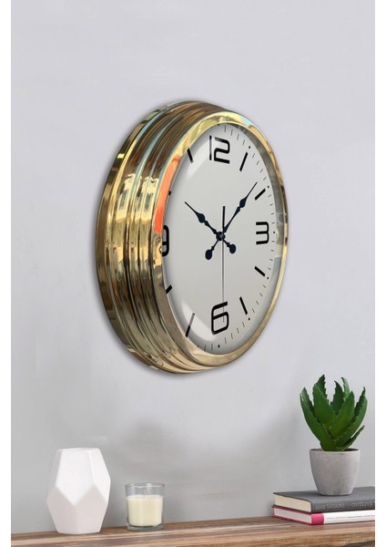 Zentime 40 cm Gold Lüks Duvar Saati fırsatları