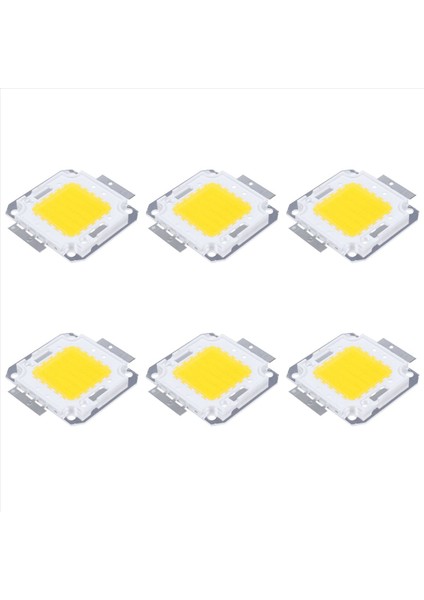 6x 3800LM 50W LED Çip Ampul Lambası Işık Sıcak Beyaz Yüksek Güç Dıy (Yurt Dışından)