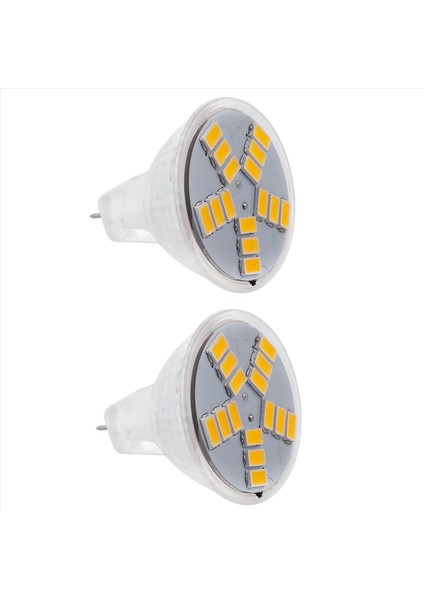 4x 3W MR11 Gu4 250LM LED Ampul Lambası 15 5630SMD Sıcak Beyaz Işık (Yurt Dışından)