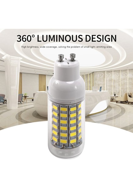GU10 10W 5730 Smd 69 LED Ampul LED Mısır Işık LED Lamp Enerji Tasarrufu 360 Derece 200-240V Beyaz (Yurt Dışından) modelleri