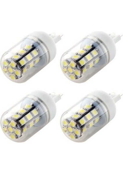 4 x G9 Saf Beyaz 27 Smd LED Ofis Spot Işık Lamba Ampul Tasarrufu 4W (Yurt Dışından)