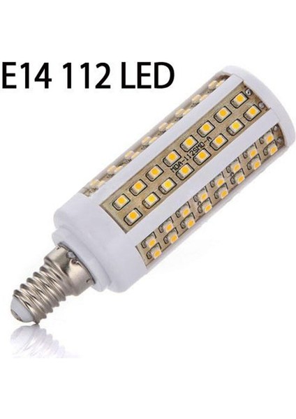 4x E14 5 5W 112 LED Smd Işık Sıcak Beyaz Mısır Lamba Ampulü (Yurt Dışından) modelleri